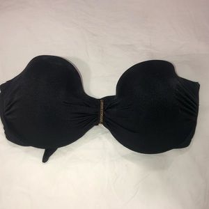 Strapless swim top